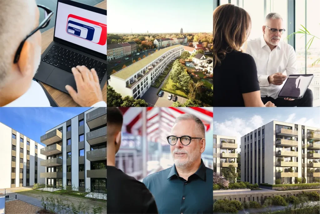 Bildercollage Stefan Reuter und Immobilien